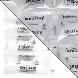 SpeedAir SAVP-PF40 4x8 & 8x8 Variety Pack Air Pillows 40 GALLON Void Fill Packaging Shipping Packing Peanuts Cushion - 207 Count
