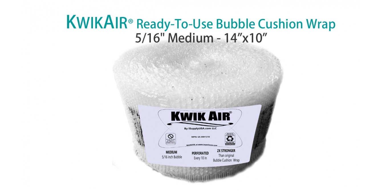 KwikAir 5/16” MEDIUM Bubble Cushion Wrap Roll