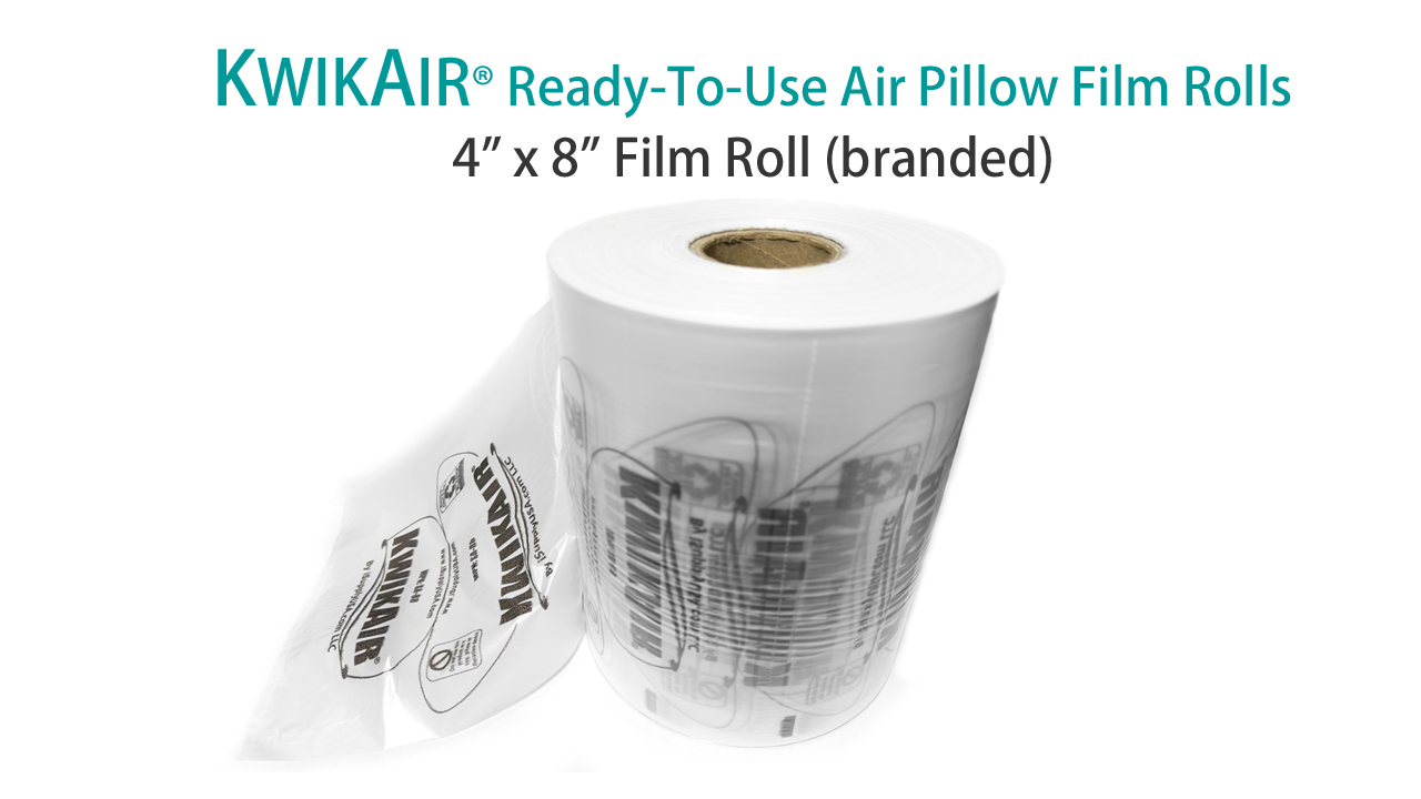 KwikAir Air Pillow 4x8" Bubble Film Roll